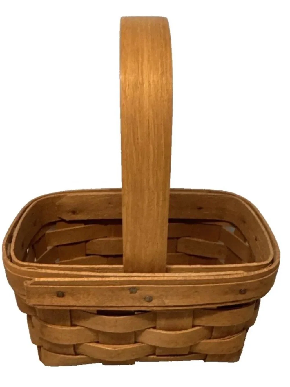 Rare Longaberger 1989 Sugar & Spice Basket Booking Basket